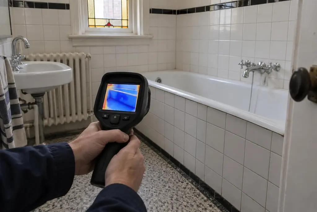 Lekdetectie Wijchen – onderzoek in een badkamer van een oudere woning